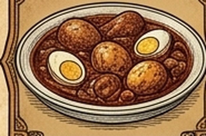 דורו ווט - תבשיל עוף אתיופי עם ביצים קשות