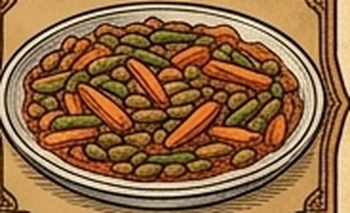 פאסוליה - שעועית ירוקה וגזר